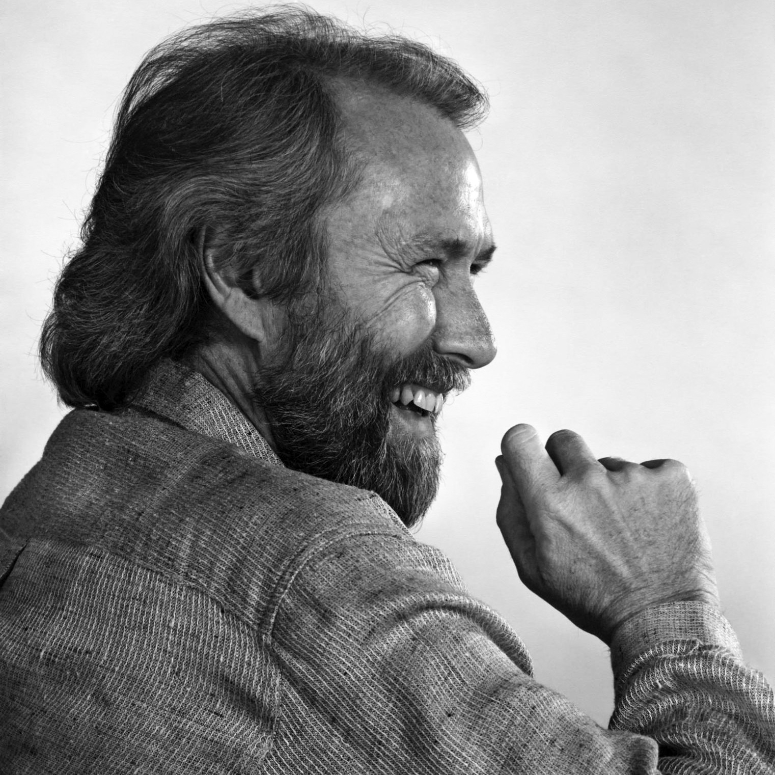 Portrait of Jim Henson by Yousuf Karsh from the National Portrait Gallery. 