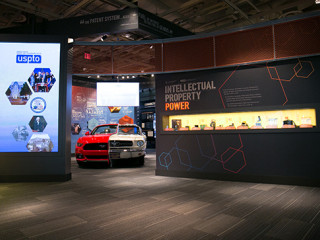 Ford Mustang exhibit in the National Inventors Hall of Fame