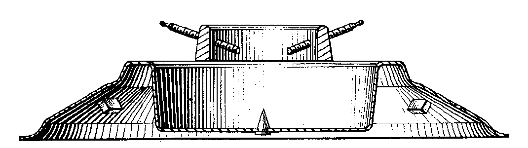 Cross sectional view of a Christmas tree stand