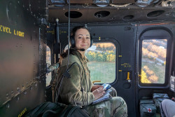 Major Kayley Squire, Air Force policy fellow at the USPTO, during her time in the Air Force as an aide-de-camp